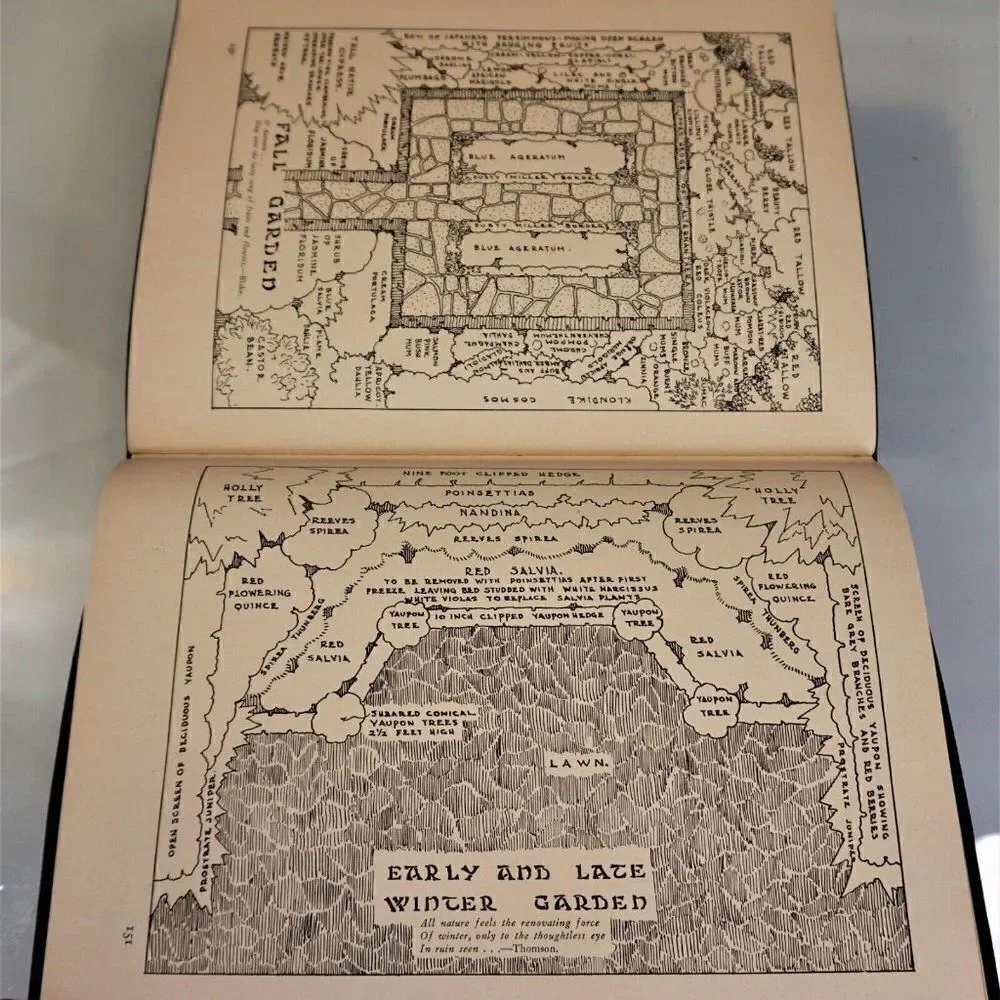 A Garden Book for Houston 1939 Vinyl Cover Forum of Civics Houston Garden Club